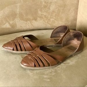 DV Tan Huarache Flats